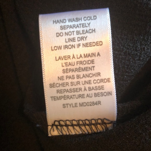 2/$20 Bobeau Black Short Sleeve Dress - Picture 8 of 8